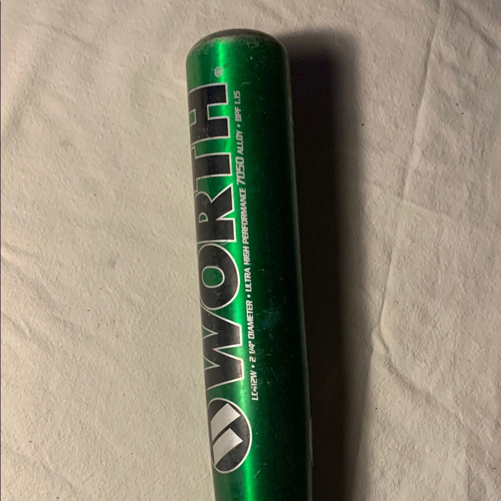Worth Copperhead Whiplash Baseball Bat 18oz 31in Hyper Lite 13 LC412W Green Used